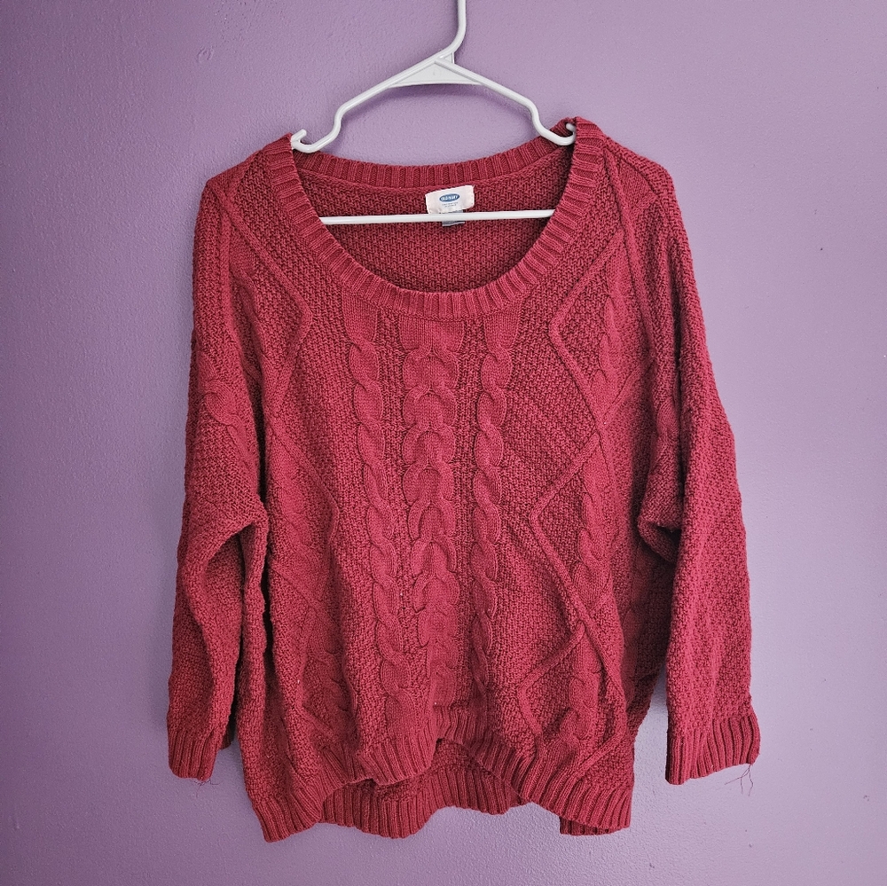 Woman's XXL Red Sweater